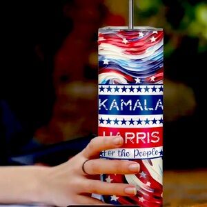 NIB Kamala Harris 20oz Stainless Steel Double wall Tumbler